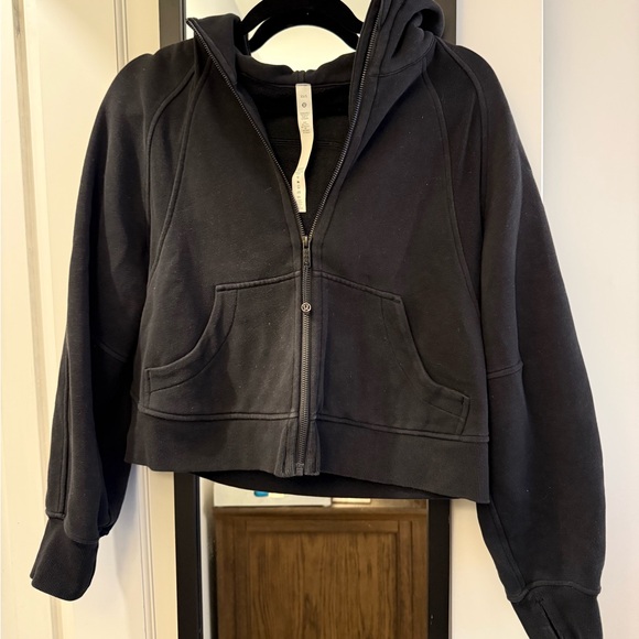 lululemon athletica Black Scuba Oversized Full Zip-Up Hoodie - Picture 3 of 5